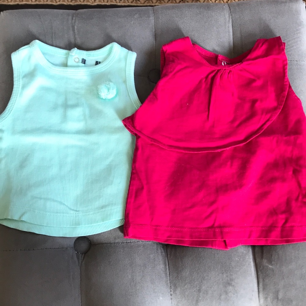 Bundle 2 Kiabi Tops Baby Girl 6 Months